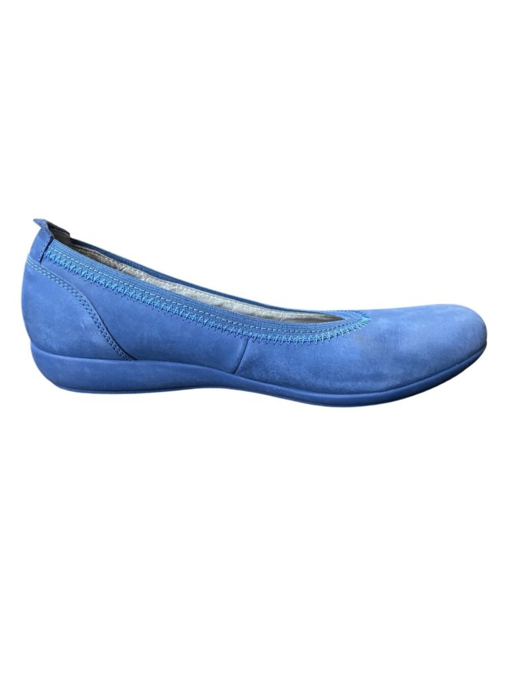 Dansko Womens Size 40 / US 9.5 Kristen Flats Blue Nubuck Ballet Slip-On Comfort